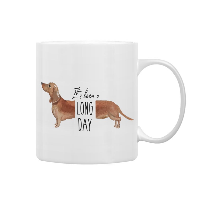 QASHWEY Dachshund Mug DachshundCoffee Mugs Dachshund Gifts Weiner Dog Mug Tea Cup Gifts for DachshundDog Lovers Women Funny Dachshunds Weiner Dog Mugs Coffee Cups Ceramic 11oz