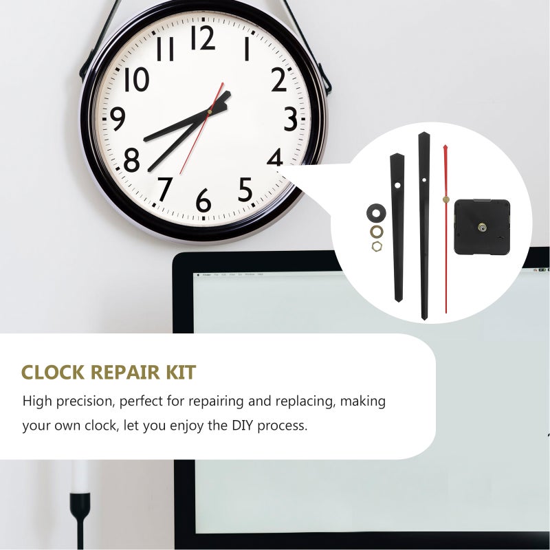 Mute Clock Movement with Clock Hands Wall Clock Mechanism Clock Mechanism DIY Clock Part - Image 2