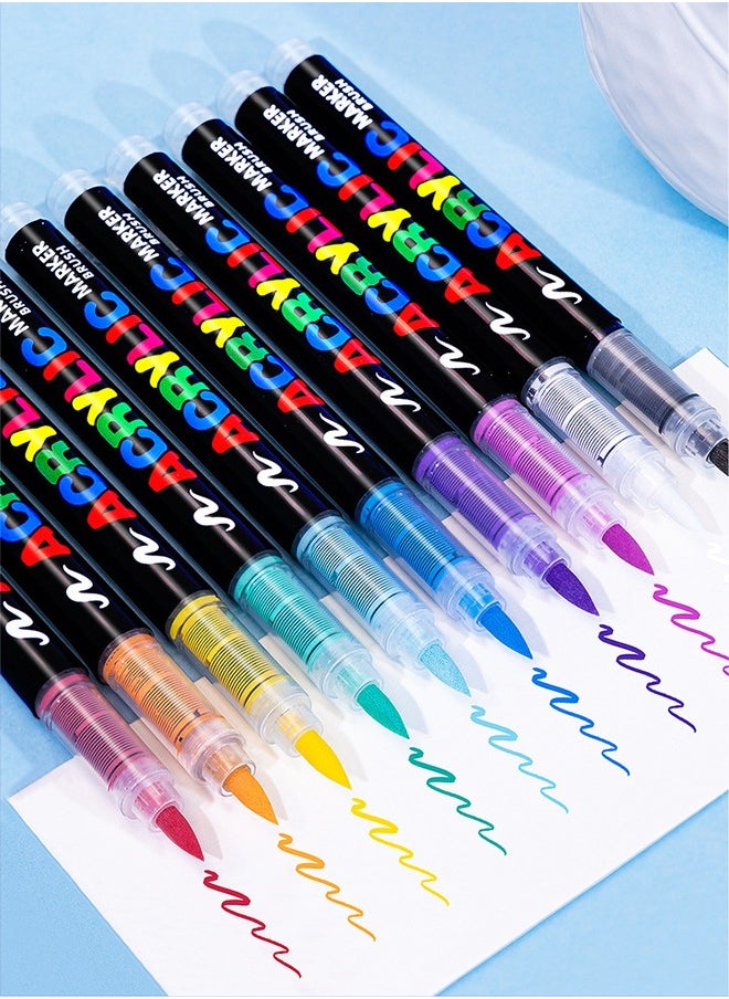 GuangNa 36-Piece Paint Marker Set for Art Supplies, School Supplies, Rock Art, Fabric Paint, Fabric Markers, Paint Pen, Art Markers  - Image 4