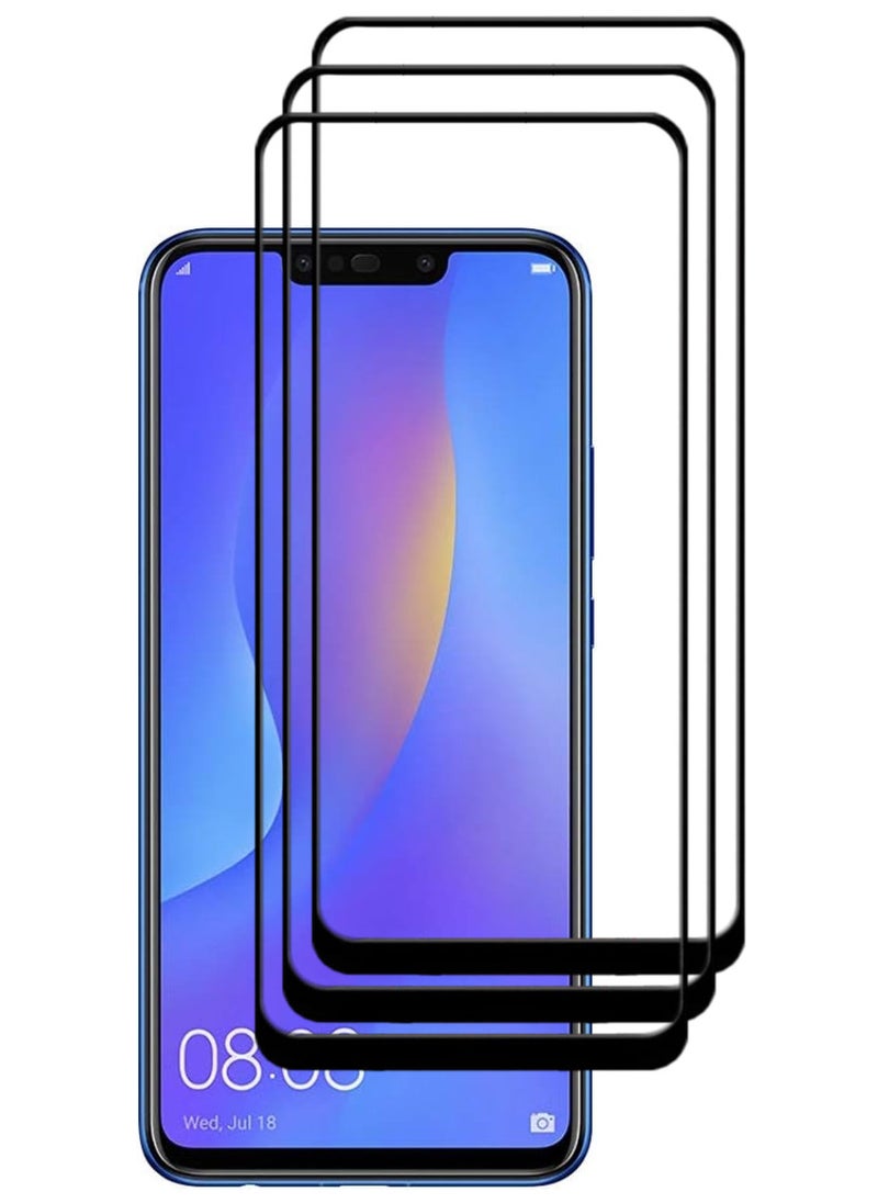 ACLIX 3 Pieces Antistatic ESD Dustproof Premium Quality High Definition Tempered Glass Screen Protector Designed For Huawei nova 3i - Image 1