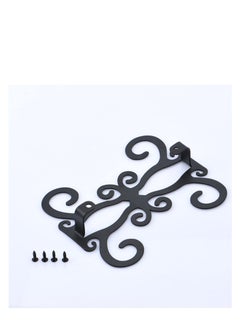 Y&D 1 Pack Hanging Cup Display Stand Champagne Glass Rack Butterfly Stemware Racks Under Cabinet Glasses Holder Shelf Suitable for Kitchen Bar( Black Iron 7.87")  - Image 5