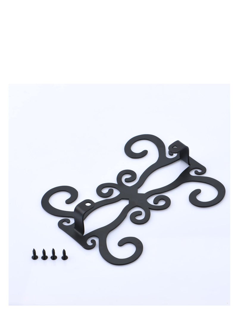واي آند دي 1 Pack Hanging Cup Display Stand, Champagne Glass Rack, Butterfly Stemware Racks Under Cabinet Glasses Holder Shelf, Suitable for Kitchen Bar( Black Iron, 7.87")  - Image 5