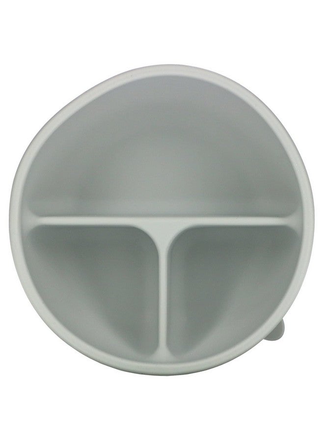 green sprouts Learning Bowl ; Helps Toddler Develop Independent Eating Skills ; Heatresistant Silicone Suction Cup Base With Easyrelease Tab 3 Sections Marked To Measure Portions Dishwasher Safe - Image 4