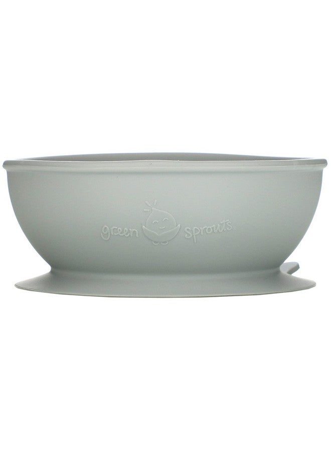 green sprouts Learning Bowl ; Helps Toddler Develop Independent Eating Skills ; Heatresistant Silicone Suction Cup Base With Easyrelease Tab 3 Sections Marked To Measure Portions Dishwasher Safe - Image 5