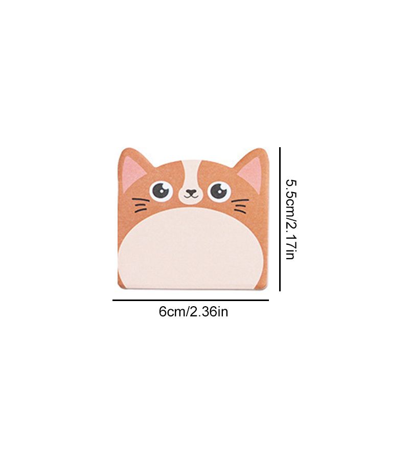 Cartoon Animal Shaped Sticky Notes 240 Sheets A Style For Scrapbooking Office School Home - Image 4