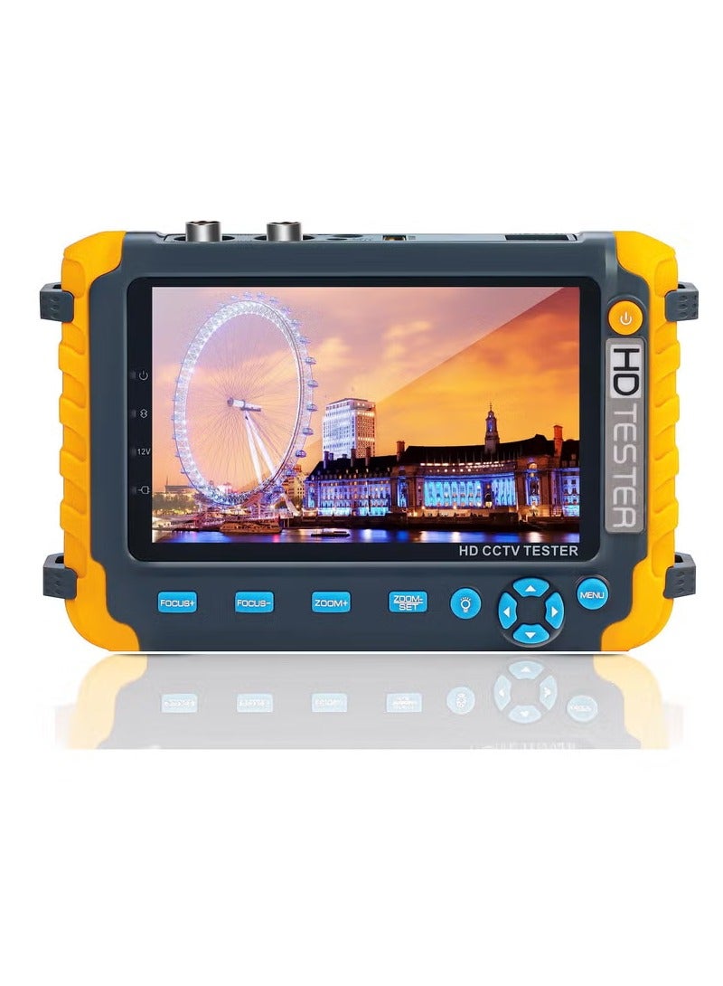 KASTWAVE 4 In 1 CCTV Monitor Camera Tester, Coaxial HD Video Monitor Tester, Multi Functional Analog Video Test UTP Cable Tester, Long Battery Life Portable Security Camera Tester, (1pc) - Image 1