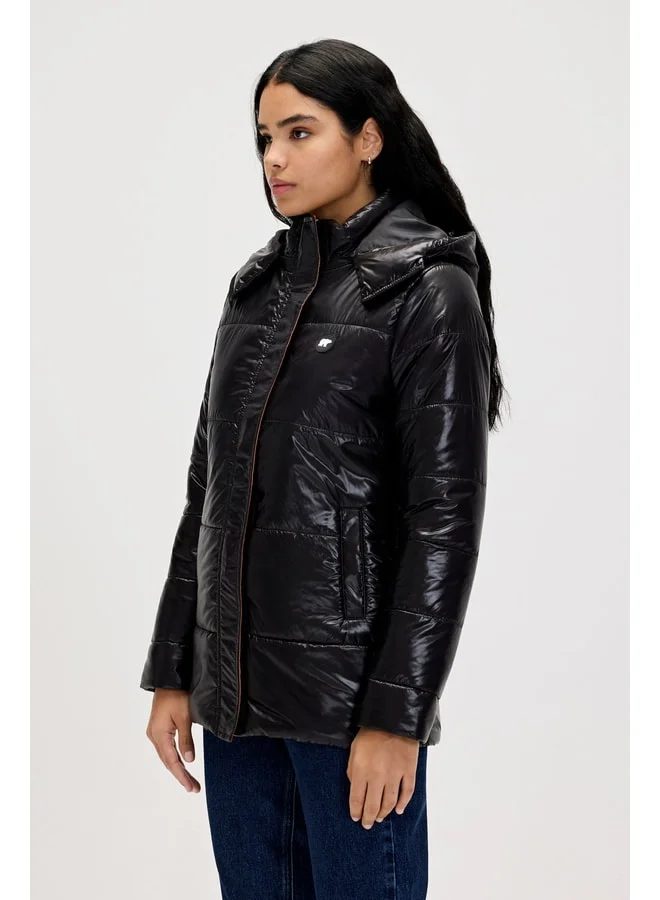 Bad Bear Jolene Black Women's Puffer Coat.