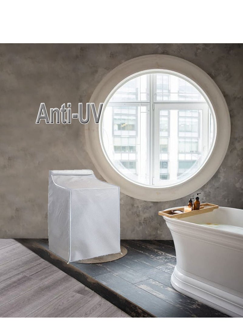 Washer and Dryer Covers Top Load Washing Machine Cover Laundry Protect Dustproof Waterproof Zipper Design for Easy Use Fit Most Front-loading  - Image 3