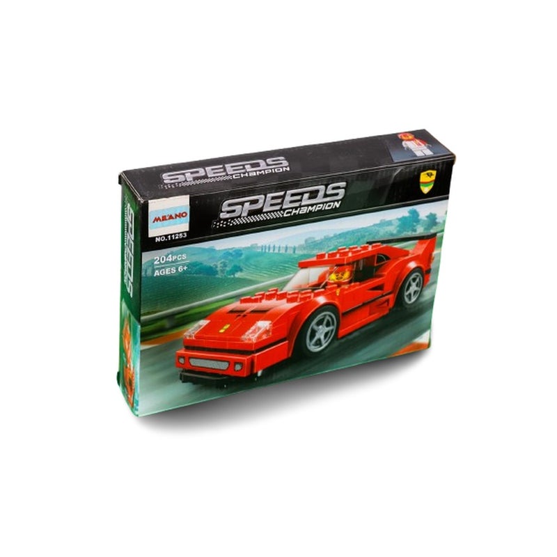 مكعبات سيارة فيراري اف 40 204 قطعة - 11253 - Image 1