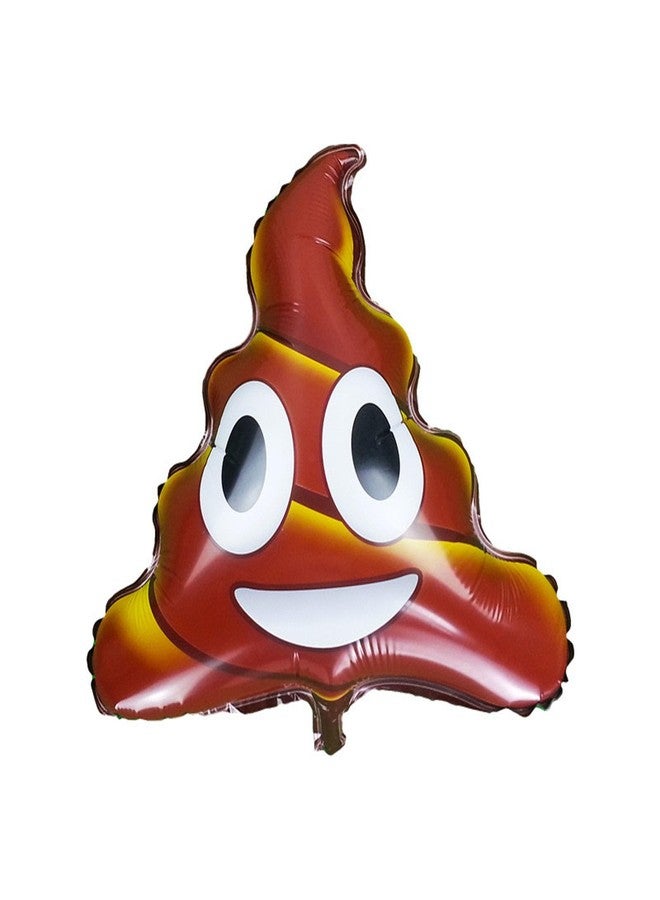 CSTYWC 4Pcs Funny Poop Balloons Set 22 Inch Poo Aluminum Foil Balloon Prank Joke Party Decoration, Halloween Party Decorations Supplies - Image 3