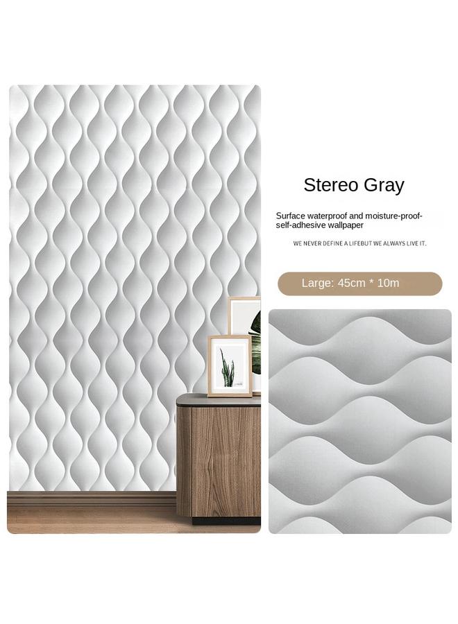 Bluejw Flower Wallpaper Self-adhesive Wood Grain Stickers Door Stickers Furniture Cabinet Moisture-proof Background Wall Stickers Bedroom Decoration - Image 1