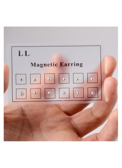 SYOSI Magnetic Nose Studs, Magnetic Crystal Stud Earrings Face Magnetic Clips Non Pierced Earrings Nose Lip Ring Clips, Women Men Non Pierced Jewelry 24 Pieces  - Image 4