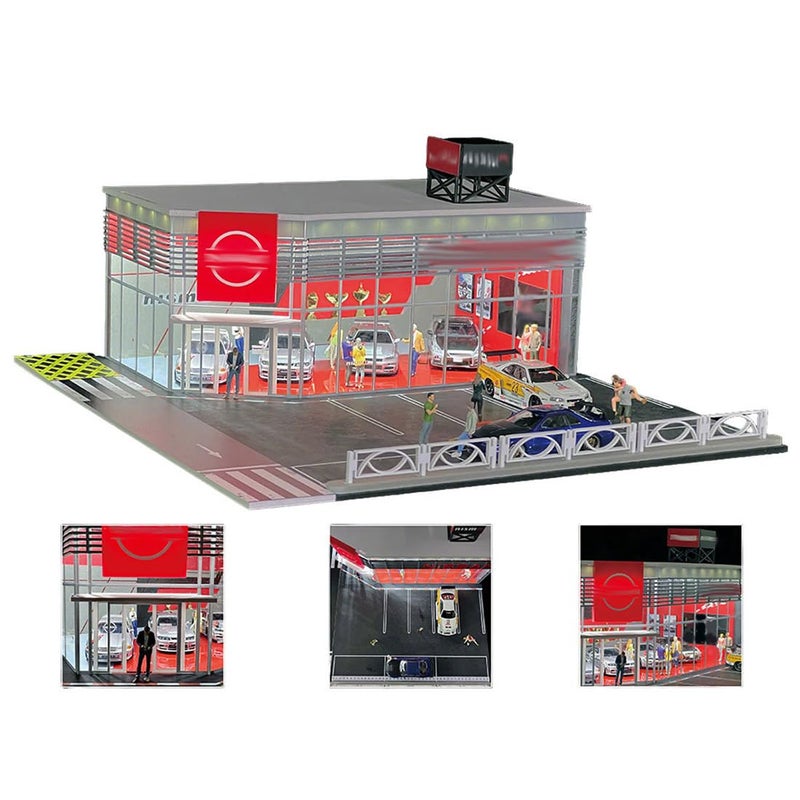 MindXplore 164 Scale Mini Building Scene Model Cars Figures Not Included - Image 3