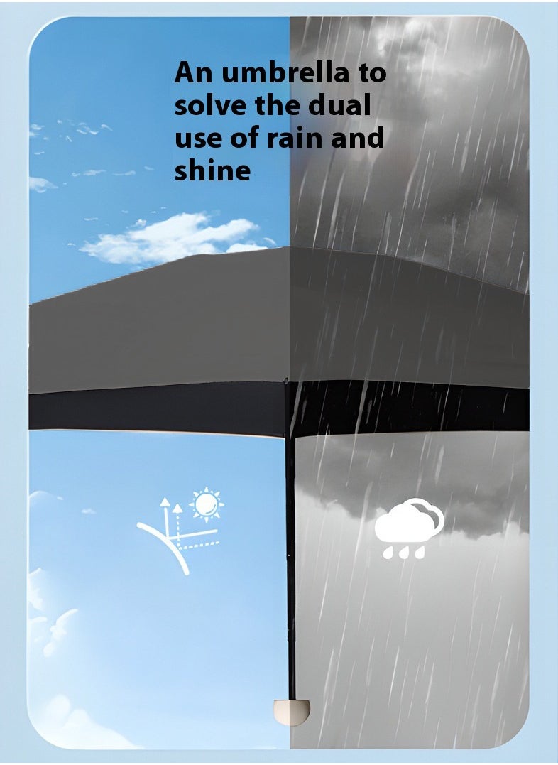 Generic Pocket capsule sun umbrella for women professional UV protection portable sunny and rainy dual-use sunshade folding umbrella high-end umbrella  - Image 3