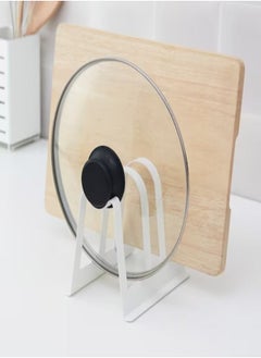 Generic Cutting board and lid stand white 14 cm  - Image 1