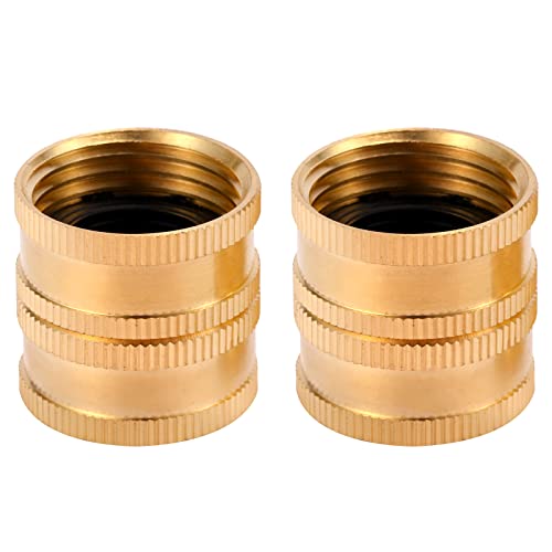 Sanpaint 2 Pack 3/4" Garden Hose Connector with Dual Swivel for Male Hose to Male Hose, Double Female - Image 3