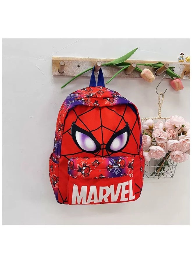 مارفل حقيبة ظهر للأطفال الكرتون MARVEL حقيبة مدرسية كبيرة السعة رياض أطفال حقيبة ظهر خفيفة متعددة الاستخدامات  - Image 4