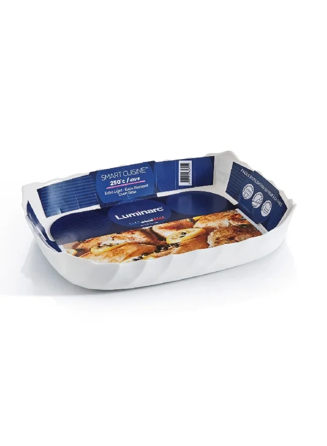 Luminarc Trianon Smart Cuisine Rectangular Serving Dish White 29 x 23 cm Q3200