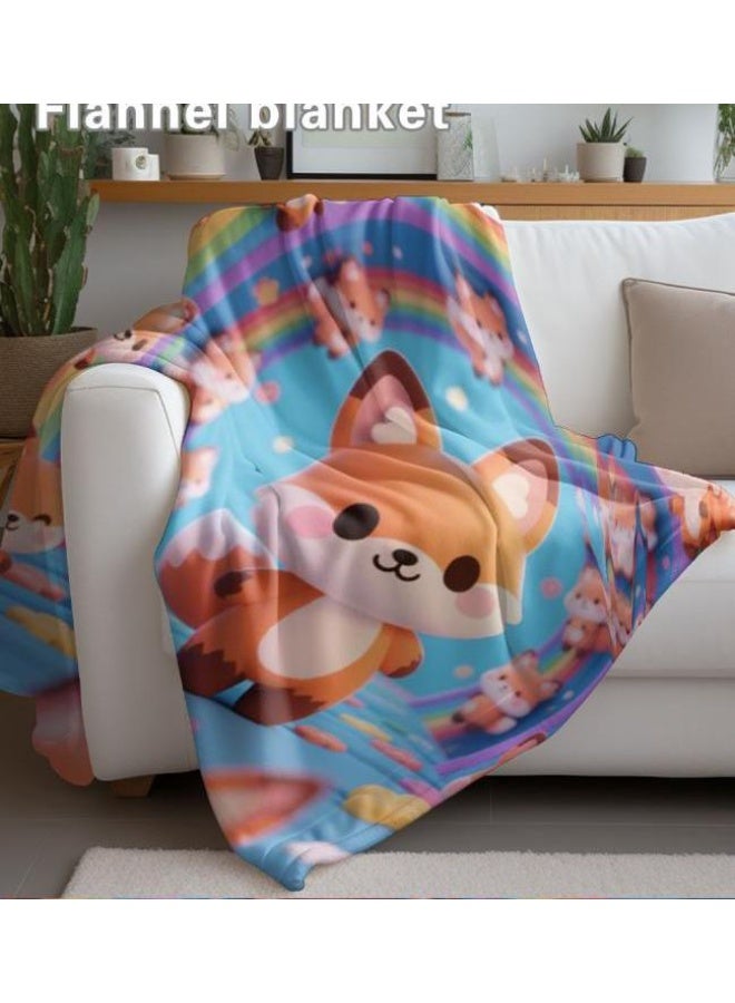 عام بطانية رقيقة من الفانيلا (حرارة ومريحة، ومناسبة للنوم واستخدام اللعبة والغبار والرمل) 150 سم * 200 سم - 653 - Image 4