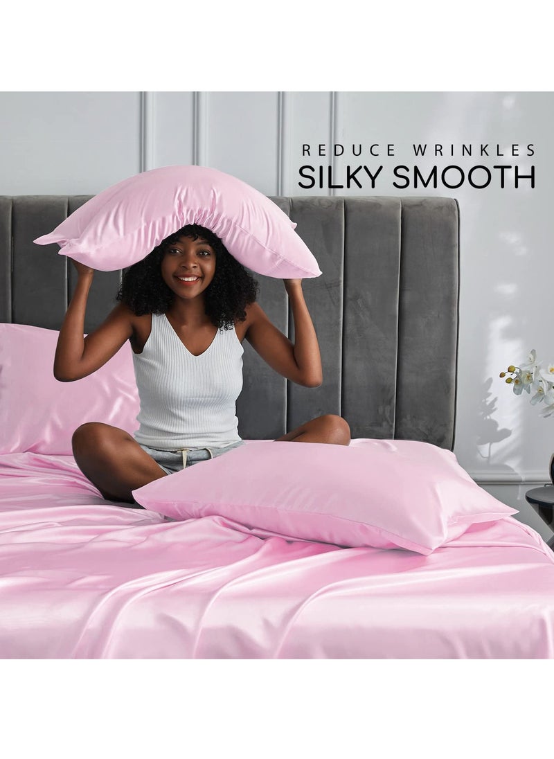2-Piece Simple Solid Colour Silk Satin Pillow Case with Envelope Closure for Hair and Skin 51X76/51X102 Cm - pzsku/ZC04F5D9529B2BAD2ED59Z/45/_/1723255680/b0c60ac3-17d3-4fd5-86a7-1d2448475e2d