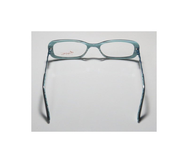 THALIA SODI Thalia Abeja Womens/Ladies Rxable Latest Collection Designer Full-rim Eyeglasses/Eyeglass Frame (48-16-135, Black / Light Blue) - Image 5