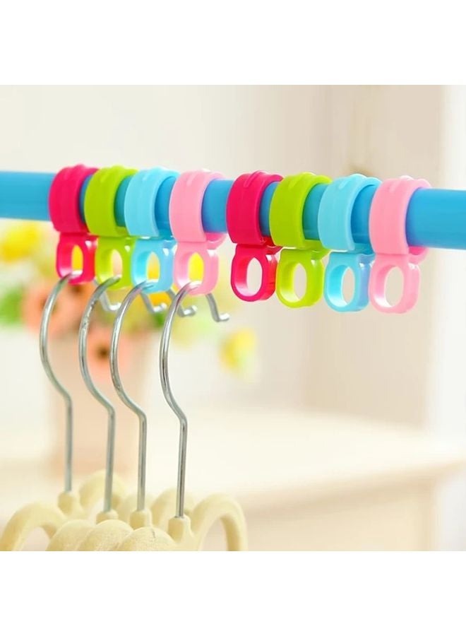 Pink Wall Mounted Laundry Drying Rack With Windproof Hooks Non Slip Multi Functional - Image 2