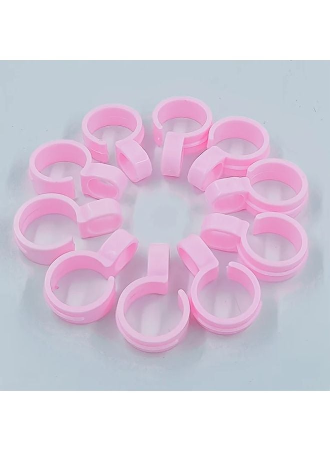 Pink Wall Mounted Laundry Drying Rack With Windproof Hooks Non Slip Multi Functional - Image 1