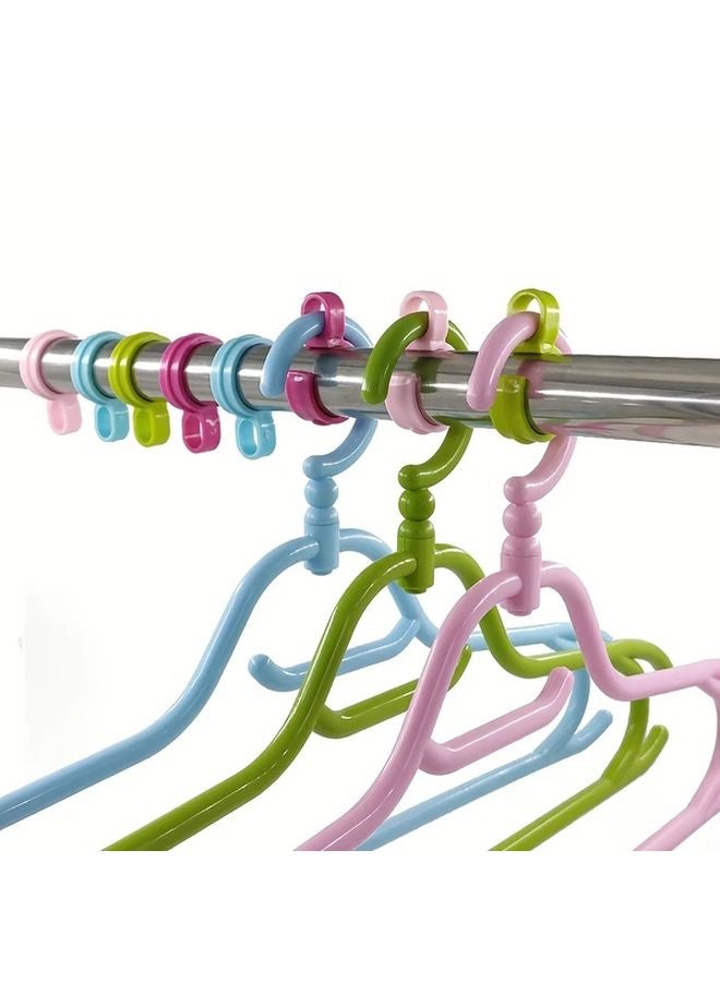 Pink Wall Mounted Laundry Drying Rack With Windproof Hooks Non Slip Multi Functional - Image 3