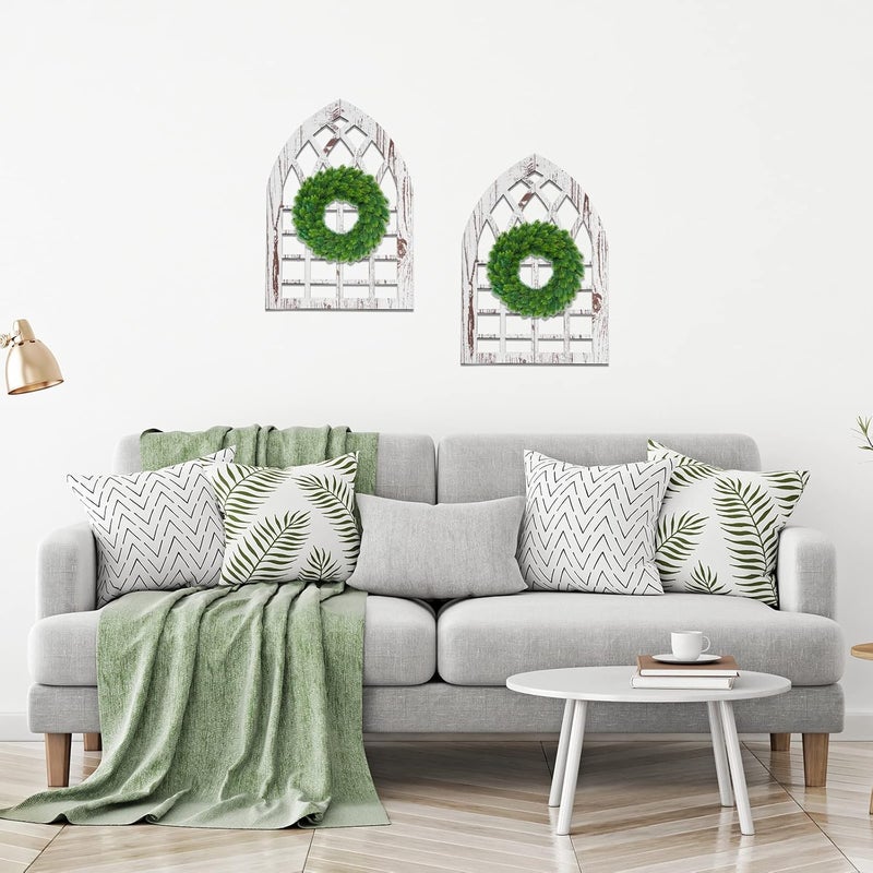Yulejo Rustic Window Frame Wall Decor - Image 4