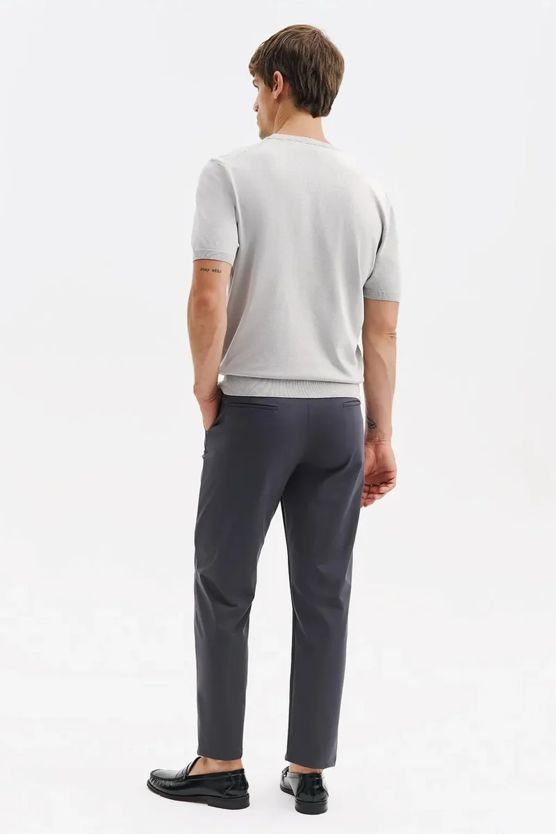 Giesto Charcoal Grey GIESTO Men's Suit Pants for Men | Best Price UAE