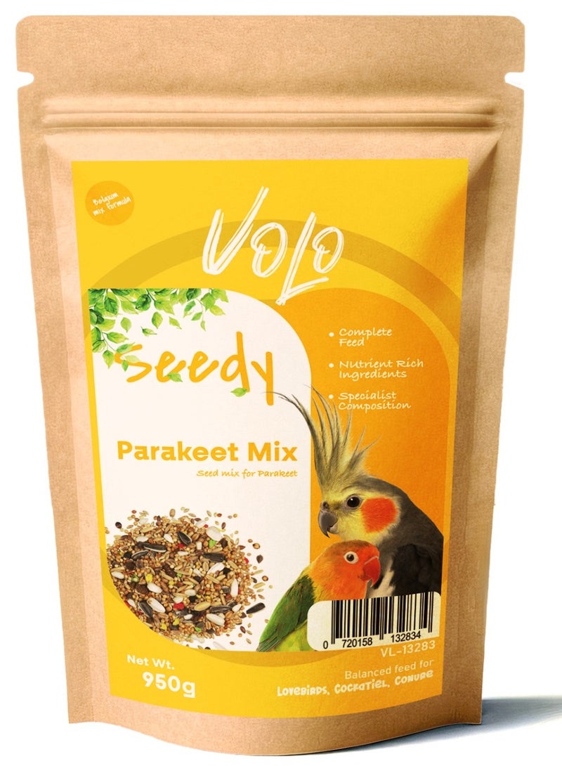 Volo Seedy Parakeet Mix 950g - Image 1
