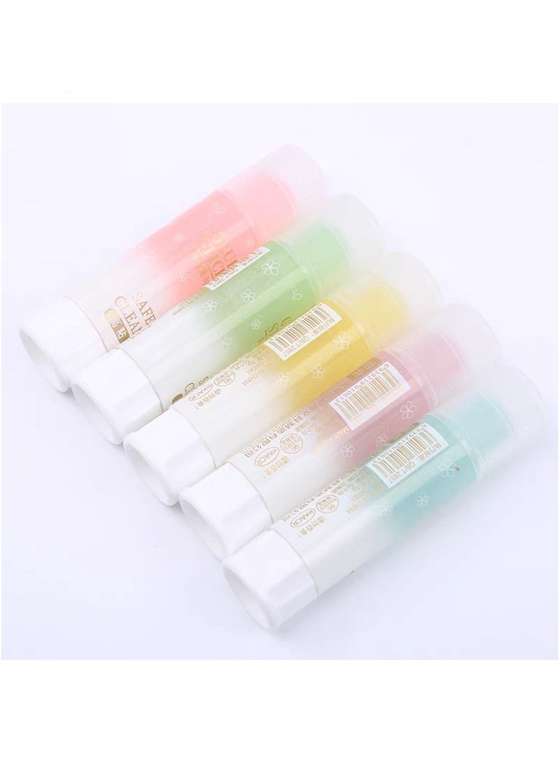 لوفو لاصق صلب لامع - 30 قطعة في علبة، كل واحدة 8 جم - آمن، غير سام، مثالي للأطفال والأشغال اليدوية - Image 4