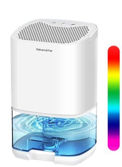 Arabest Dehumidifier 1000ML Home Dehumidifier,2500 Cubic Feet with 7 Color LED Lights,Silent Bedroom Portable Dehumidifier 285 sqft,Closet Bedroom Bathroom RV Office  - Image 1