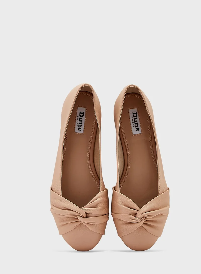 Dune LONDON Hanson Twist Knot Ballerinas