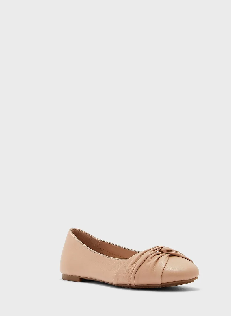 Dune LONDON Hanson Twist Knot Ballerinas