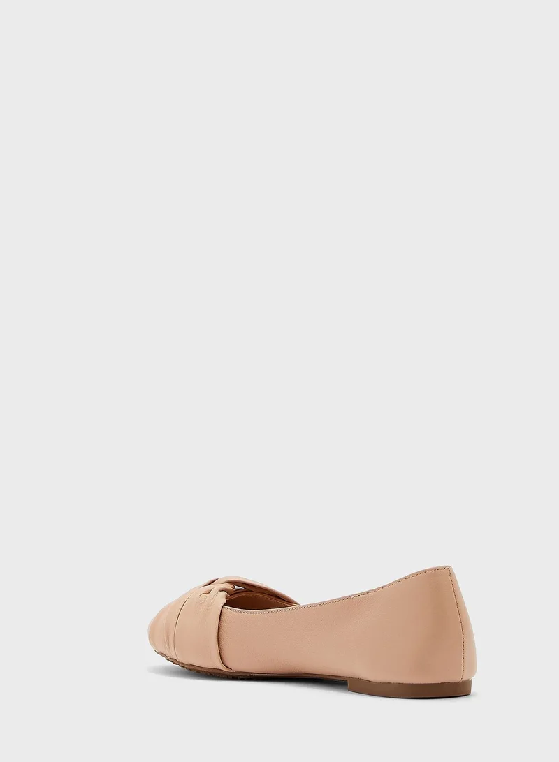 Dune LONDON Hanson Twist Knot Ballerinas