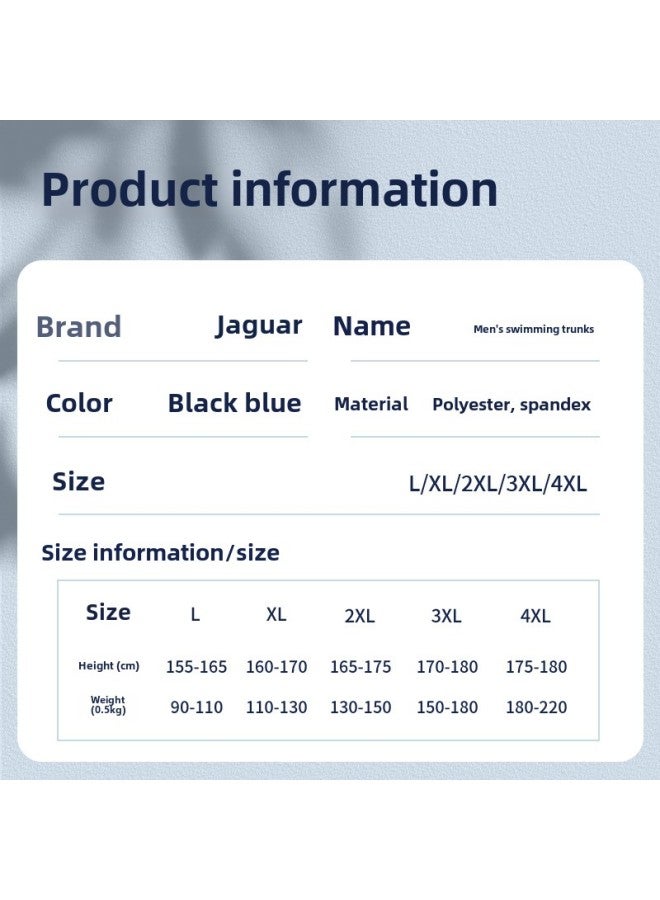 Generic Swimwear Men's Swimsuit Double-layer Swimming Trunks Suit Anti-embarrassment Swimming Trunks Men's Casual Loose Boxer Swimsuit Swimming Trunks Suit-Color:72112 Tops-Size:Xxxxl (recommended 90-110kg )  - Image 5