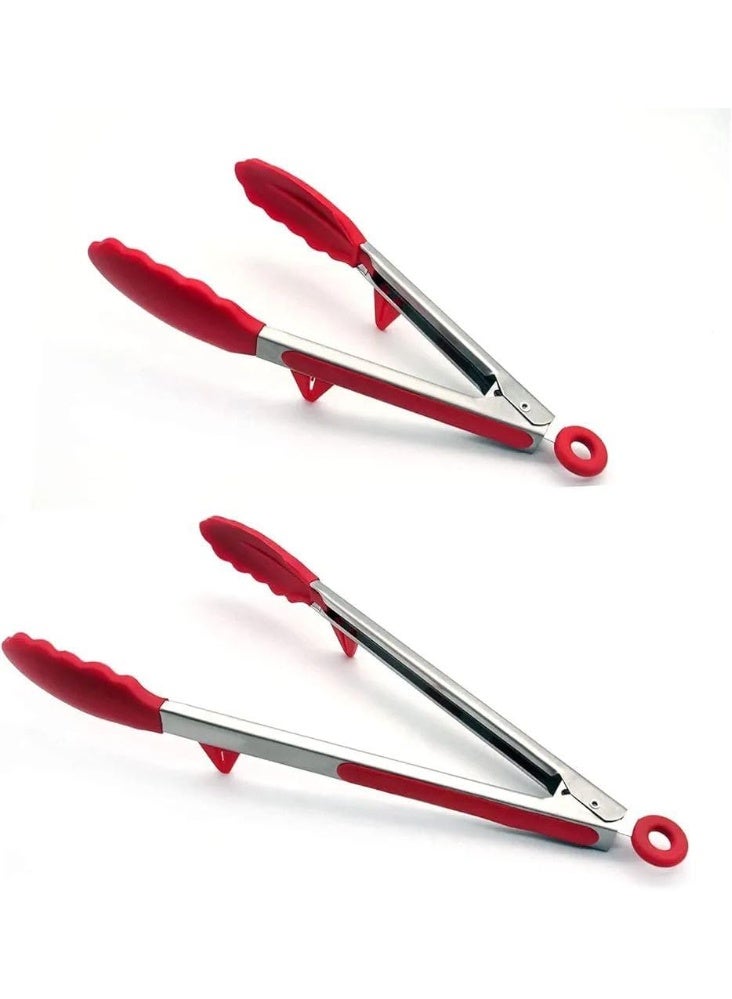 Silicone food mask with stainless steel handle | Tool for holding sweets and browning Heat and rust resistant Multi-use kitchen tool - Image 1