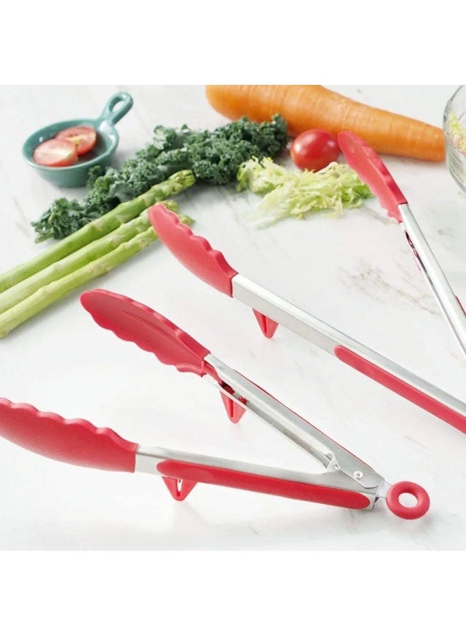 Silicone food mask with stainless steel handle | Tool for holding sweets and browning Heat and rust resistant Multi-use kitchen tool - Image 4