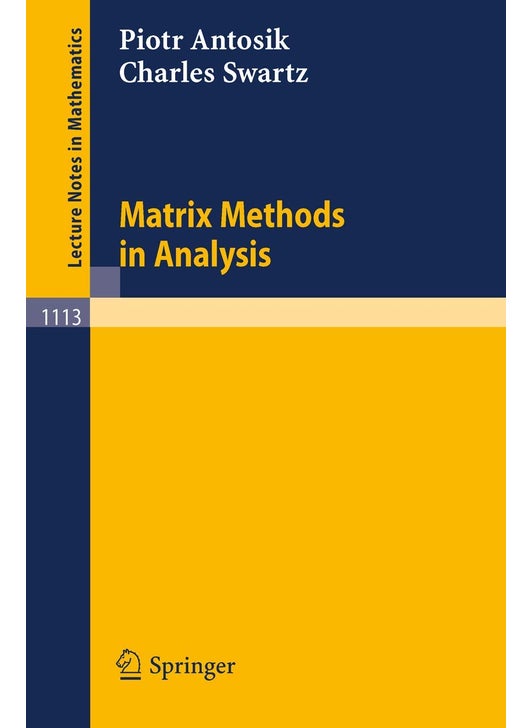 Matrix Methods in Analysis