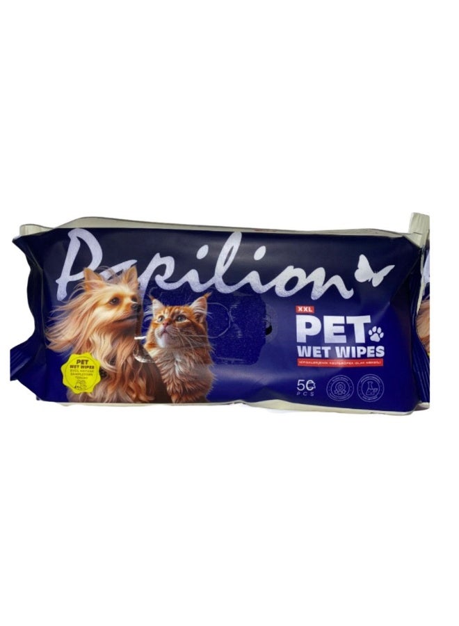 papilion XXL Pet Wet Wipes, 50 Pcs - Image 1