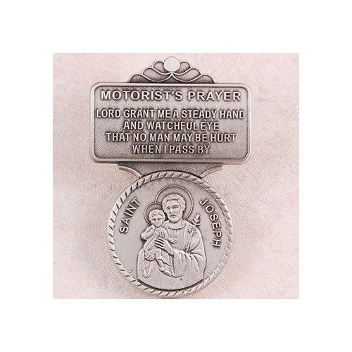 McVan Pewter St. Joseph Visor Clip - Image 4