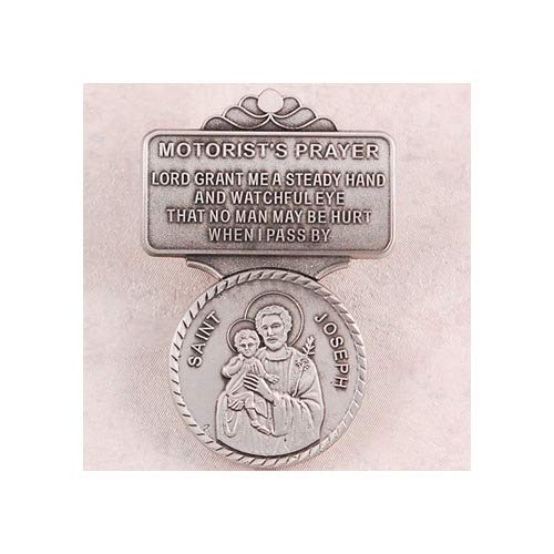 McVan Pewter St. Joseph Visor Clip - Image 2