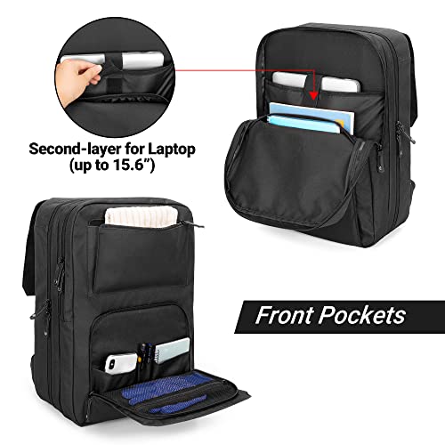 samdew Large Chef Backpack & Knife Bag, Knife Backpack and Chef Bag with Lock Hole, Knife Carrier Chef Utensil Case with Multiple Pockets & Slots for Kitchenware, Patent Design (Knife Not Included) - Image 4