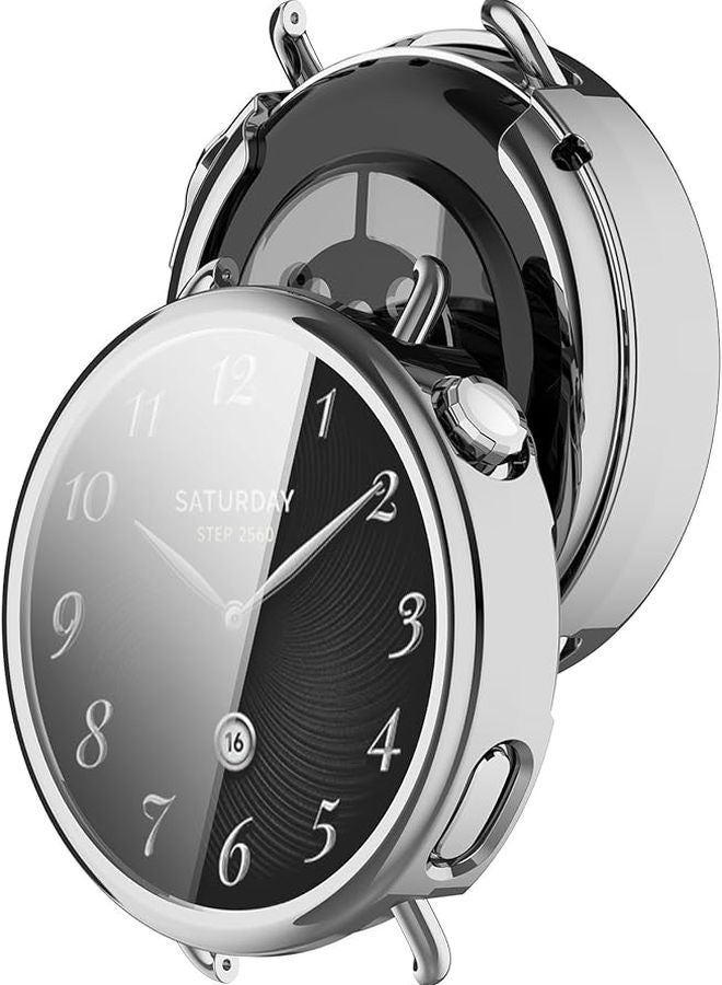 Black Hard Bumper Case With Screen Protector For Smartwatch 41mm Full Coverage Anti Scratch - Image 4