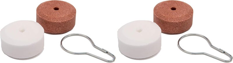 Salt and Mineral Wheels for Rabbits Guiana Pigs and Other Small Animals (Pack of 4 Two Wheels)