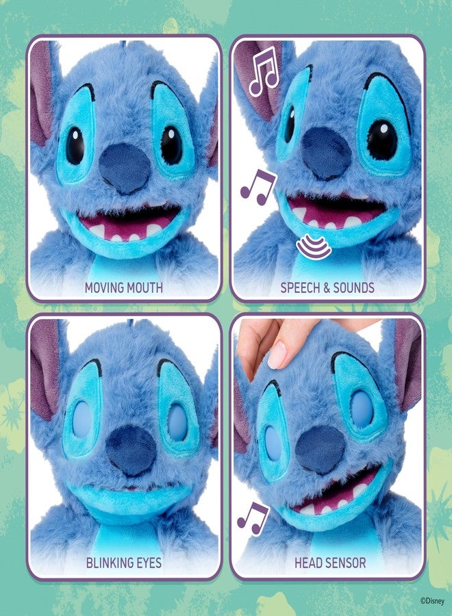 Wow! Stuff Disney Stitch Palm Puppetronic | 40+ Sounds and Actions | Moving Head & Mouth | Touch Sensor Reactions | Talks with Angel Palm Puppetronic | for Fans Age 6+ - Image 3