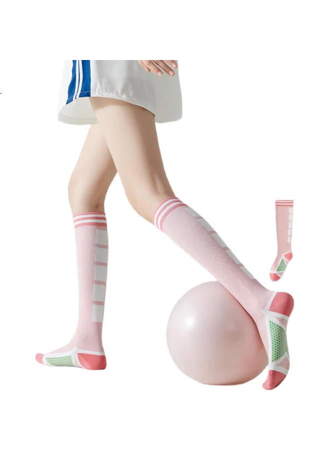 Dweck Compression Socks For Women, Yoga, Sports, Professional Fitness, Running, Jump Rope, Muscle-Enhancing, Mid-Calf, 2 Pairs - Image 2