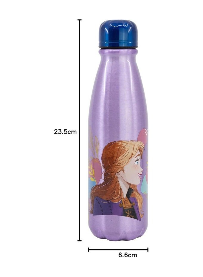 Stor Aluminium Daily Water Bottle 600ml, Disney Frozen Series - Image 2