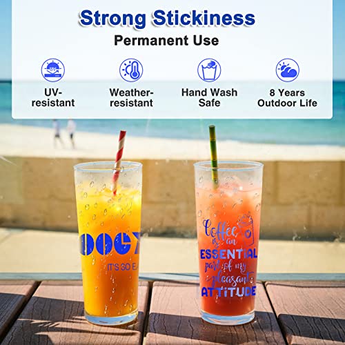 Sooez Blue Permanent Vinyl - Blue Adhesive Vinyl Roll for All Cutting Machine, Permanent Outdoor 12" x11FT for Decor Sticker, Car Decal, Scrapbooking, Signs, Glossy & Waterproof - Image 3